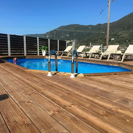 Evelina Luxury With Swimming Pool In Corfu Ipsos